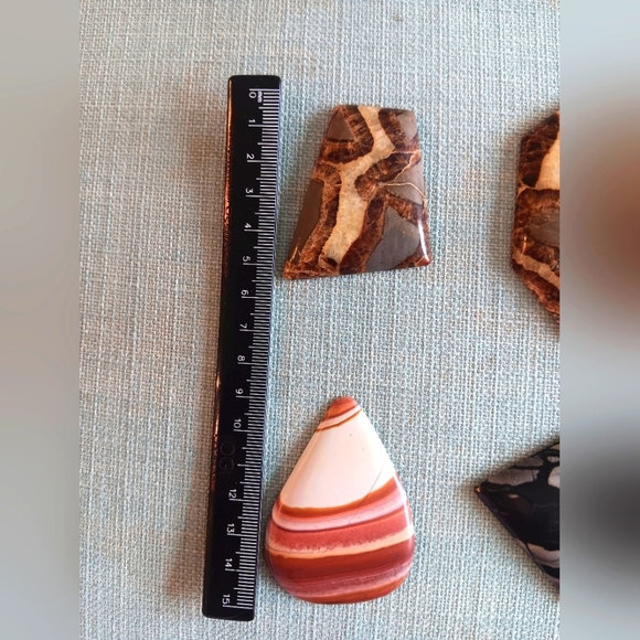 Custom Pendant Turquoise Assorted Gemstone Cabochons New Sterling Silver - Picture 5 of 15